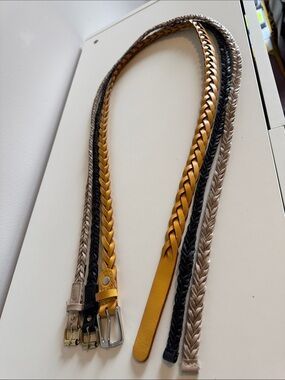 Set of 3 woven belts